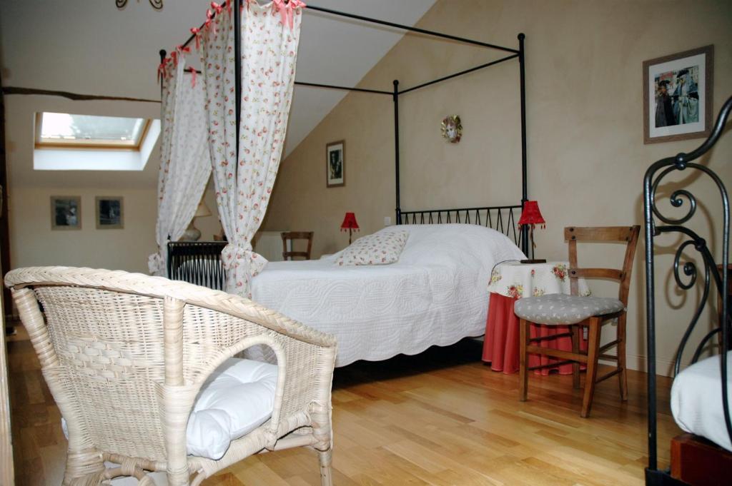 Chambres D'Hotes Les Douves Saint-Thomas  Rum bild