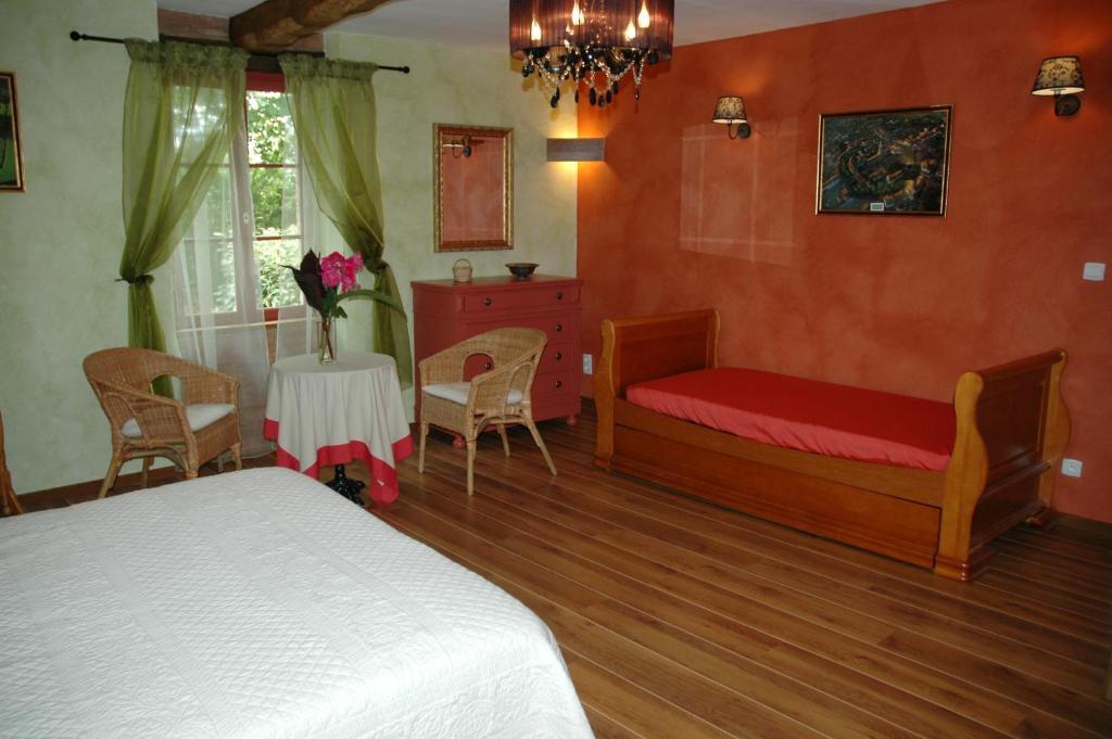 Chambres D'Hotes Les Douves Saint-Thomas  Rum bild